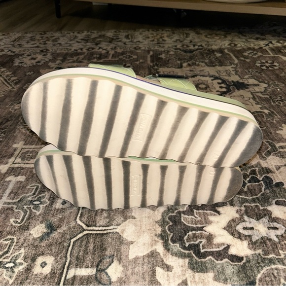 Womens Vionic Brandie Slide Platform Sandal Metallic Shine Coral Sz 11 - Picture 7 of 8